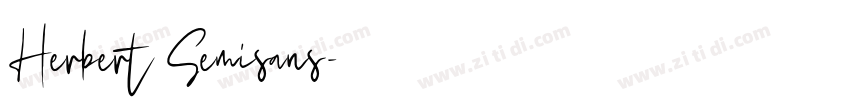 Herbert Semisans字体转换